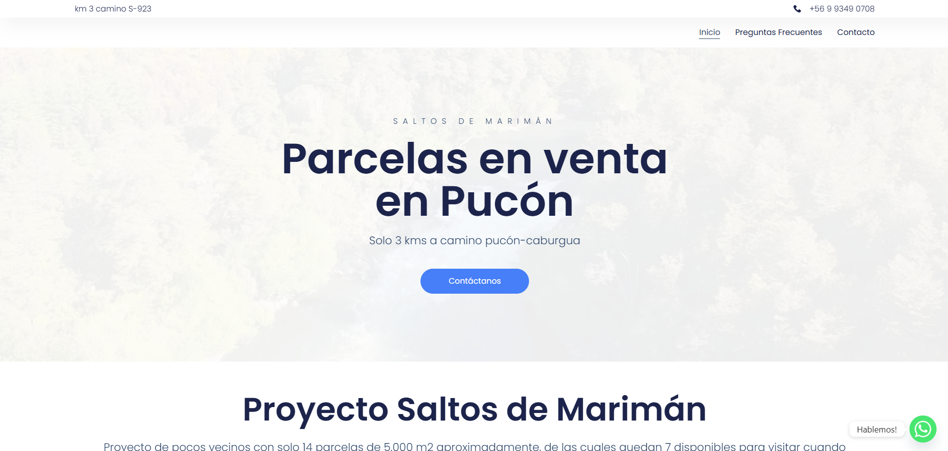 Parcelas en Pucón